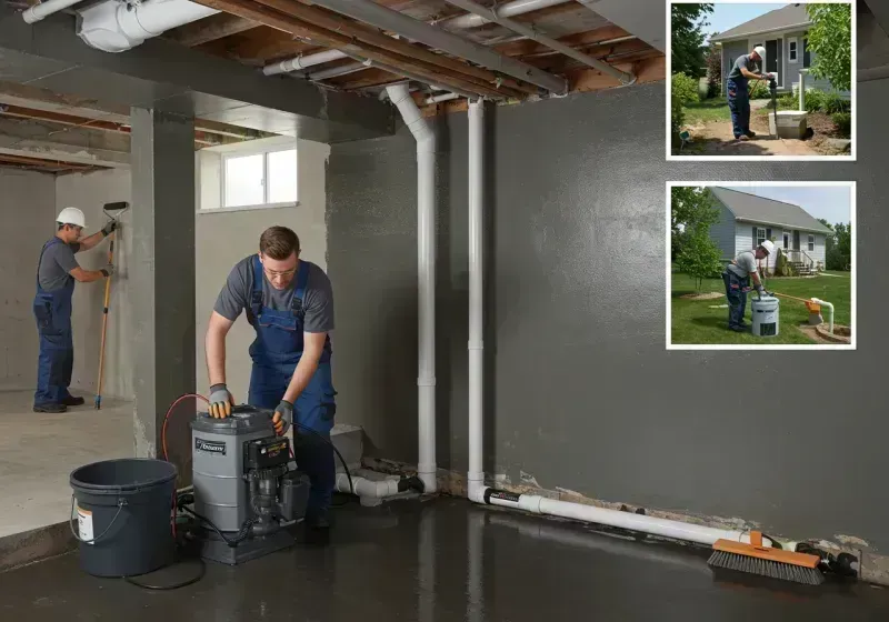 Basement Waterproofing and Flood Prevention process in La Croft, OH